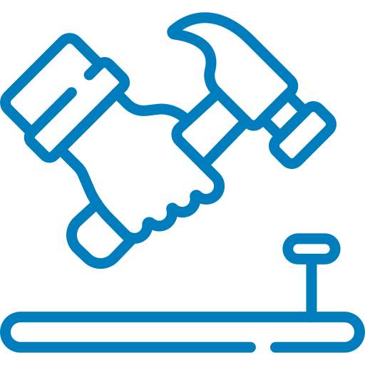 Ikon - Hammer og spiker